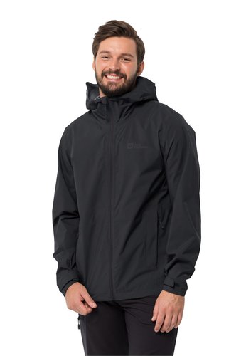 Jack Wolfskin Elsberg 2.5L Jacket Men Regenjacke Herren 3XL schwarz black