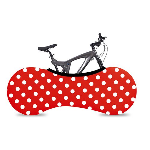 Velosock Ladybird Bike Cover Rot 26-29