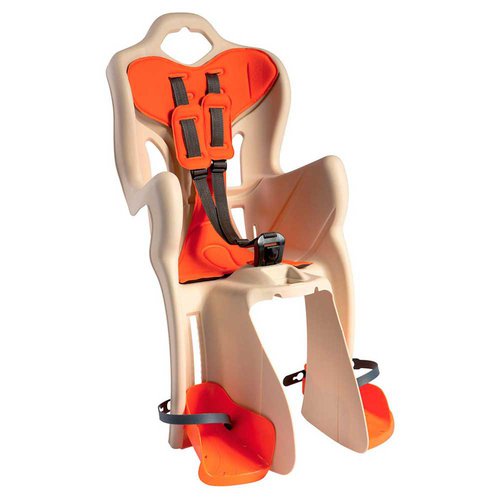 Bellelli B-one Clamp Rear Child Bike Seat Beige,Orange Max 22 kg Junge