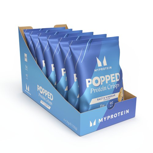MyProtein Gepuffte Protein Crisps - Salz & Essig