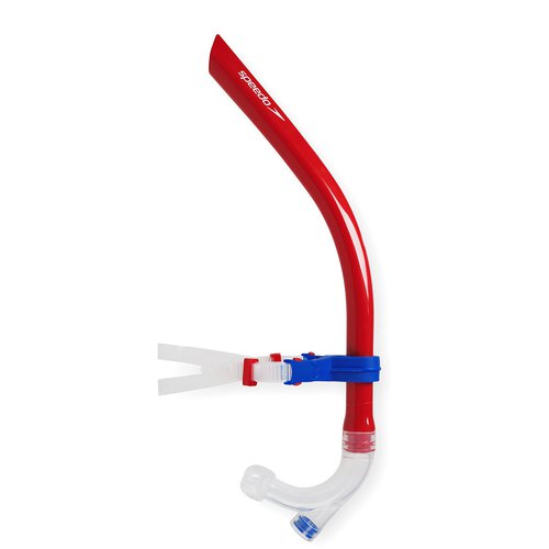 Speedo Centre Snorkel - Fed Red/Blue Flame