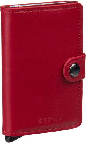 Secrid Miniwallet Original  in Rot (0.1 Liter), Geldbörse