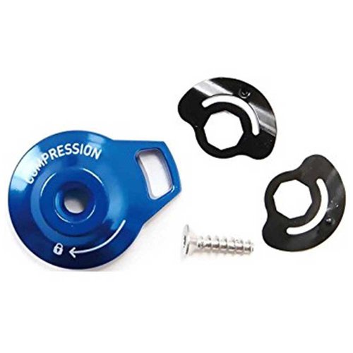 RockShox Compression Damper Knob Kit Crown Moco Dnarebabluto Compressor Blau,Schwarz