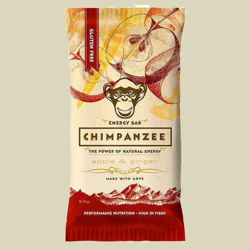 Chimpanzee Energy Bar Apple &amp; Ginger 55g