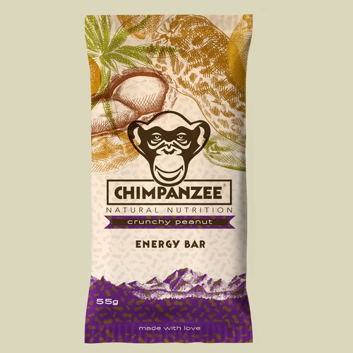 Chimpanzee Energy Bar Crunchy Peanut 55g