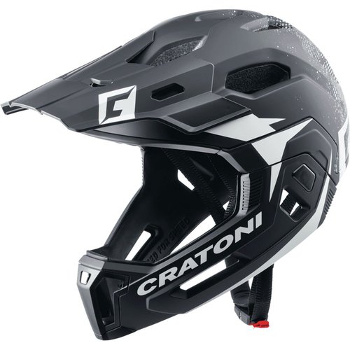 Cratoni C-maniac Downhill Helmet Weiß,Schwarz S-M