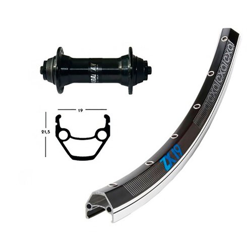 Exal Zx19 Qr Shimano T3000 Tubular Rennrad-vorderrad