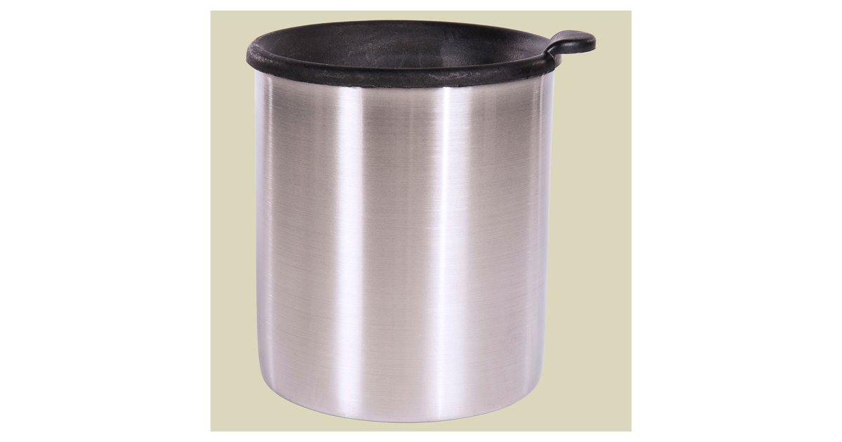 Tatonka Ciotola Acciaio Inox 500 Ml Con Manico Pieghevole – Ideale Per Campeggio E Trekking