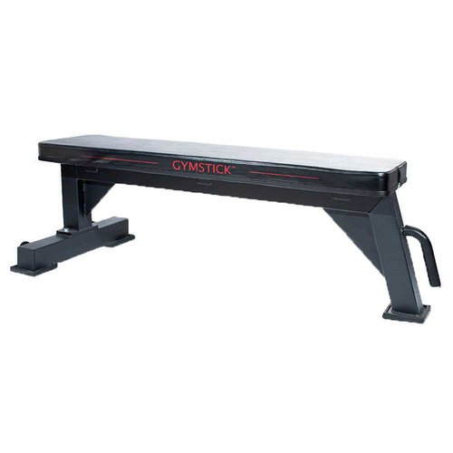 Gymstick Flat Bench Pro Schwarz 143x59.5x42 cm