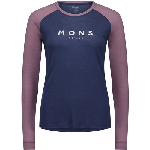 Mons Royale Damen Icon Merino Raglan Longsleeve