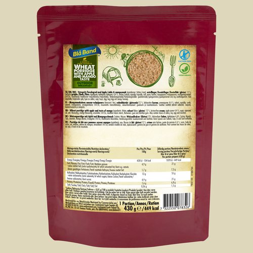 Blå Band Wheat Porridge with Apple and Mango Taste 430g 447 kcal