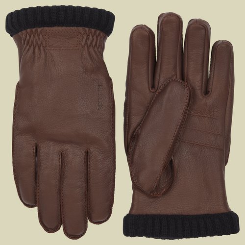 Hestra Deerskin Primaloft Rib Women Größe 8 Farbe chocolate
