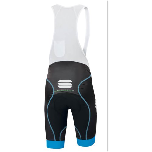 Sportful Gruppetto Pro Bib Shorts - Black/Blue/Green - XXL - Black/Blue/Green