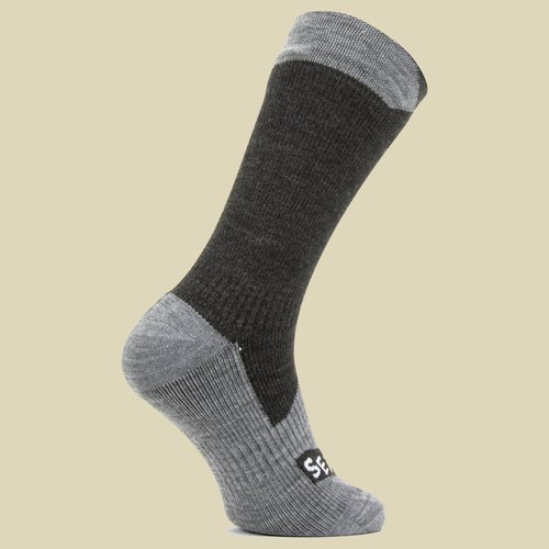SealSkinz Waterproof All Weather Mid Length Sock Größe XL (47-49) Farbe black/grey marl