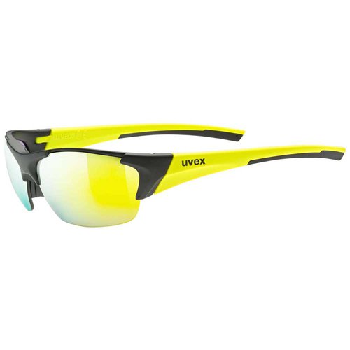 Uvex Blaze Iii Mirrored Sunglasses Gelb ClearCAT0  Litemirror OrangeCAT1  Mirror YellowCAT3