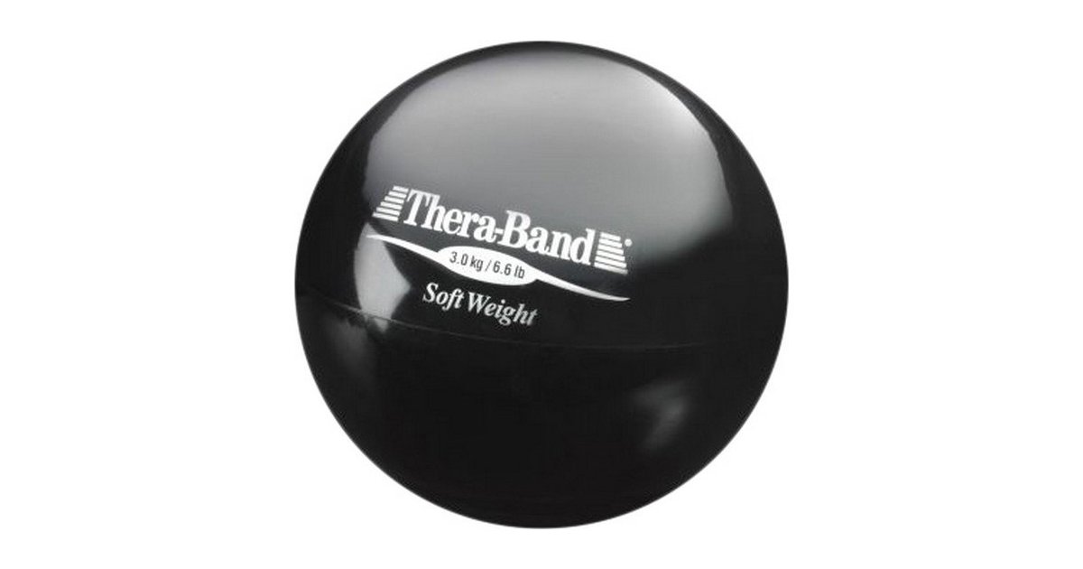 Theraband Soft Weight Medicine Ball 3kg Schwarz 3 Kg