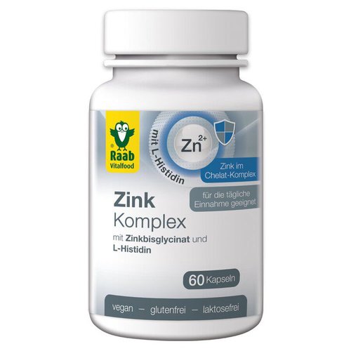 Raab Zink Komplex Kapseln à 500 mg 60Kapseln