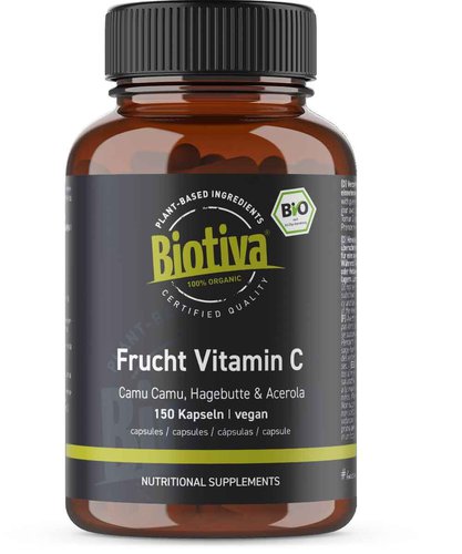 Biotiva Vitamin C Frucht Kapseln Bio