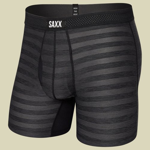 Saxx Droptemp Cooling  Mesh Boxer Brief Fly Größe XL Farbe black heather