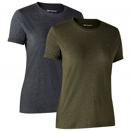 Deerhunter Women's Basic T-Shirt 2-Pack