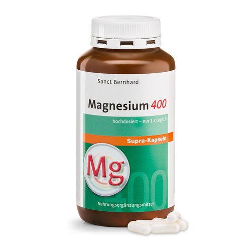 Kräuterhaus Sanct Bernhard Sanct Bernhard Magnesium-400-supra Kapseln 300 Kapseln