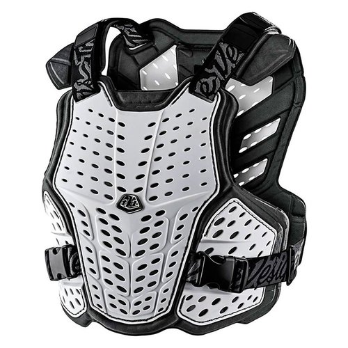 Troy Lee Designs Rockfight Chest Protector Protective Vest Weiß