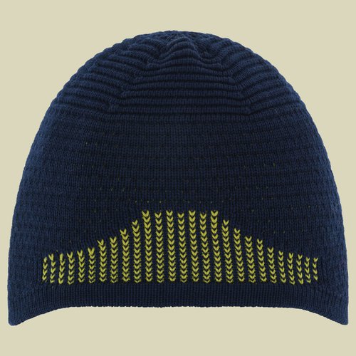 Eisbär Strive Beanie T3 Größe one size Farbe deep blue-limette-deep blue
