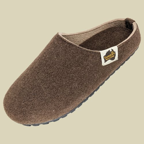 Gumbies Outback Slipper Men/Women Größe 39 Farbe chocolate-cream