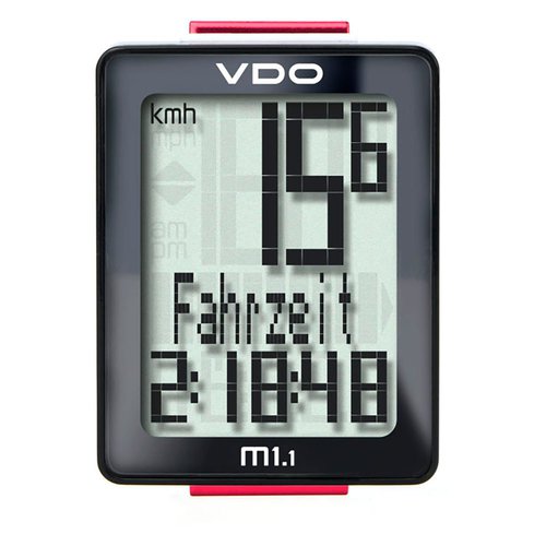 VDO M1.1 Wr Cycling Computer Schwarz