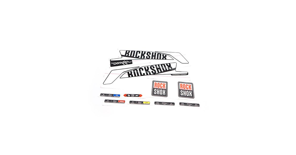 Autocollants Rockshox Domain Fluor WP272 - Neuf, Pour Personnaliser Ta Suspension VTT