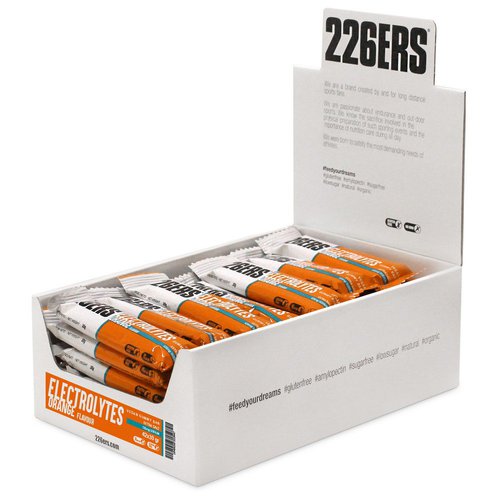 226ers Electrolytes 30 G Orange 42 Einheiten Vegan Gummiartig Energiegeladen Riegel Kasten