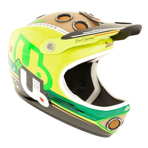 Urge O-matic Downhill Helmet Gelb L-XL