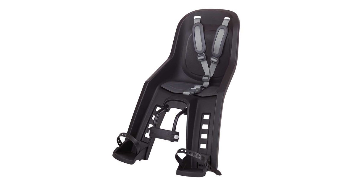 Polisport Move Bubbly Mini Plus Front Child Bike Seat Schwarz Max 15 kg