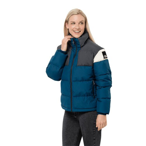 Jack Wolfskin 365 Fearless Down Jacket Women Daunenjacke Frauen XL blau poseidon blue