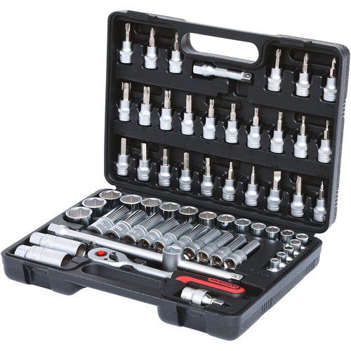 Ks Tools 38 Socket Wrench-set 61 Pieces Silber