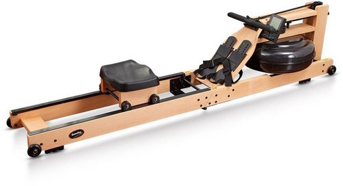 body coach Rudergerät »Holz Wasser-Rudergerät „Wood Champion Rower“  Ruderzugmaschine mit Water Resistance System