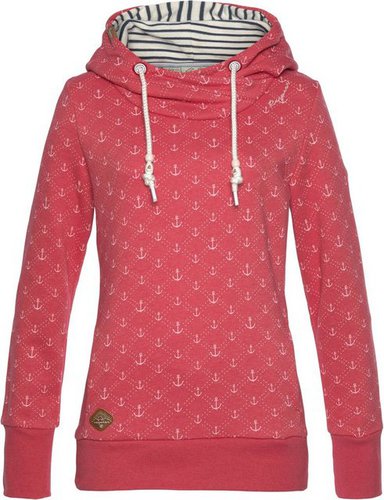 Ragwear Plus Sweater »GRIPY MARINA PLUS« mit maritimen "Anker" Allover-Druck