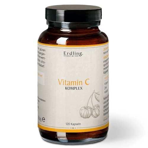 Erdling. Erdling Vitamin C Komplex - 120 Kapseln