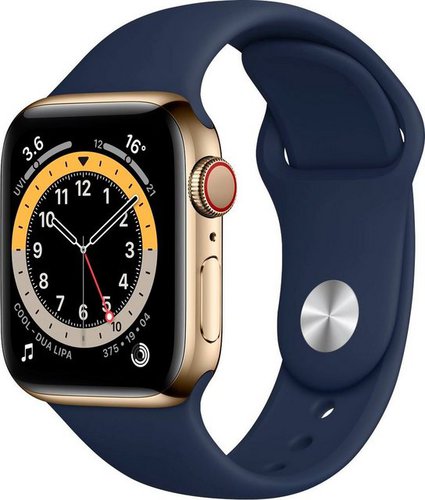 Apple Watch Series 6 Smartwatch (4 cm, Watch OS), inkl. Ladestation (magnetisches Ladekabel)