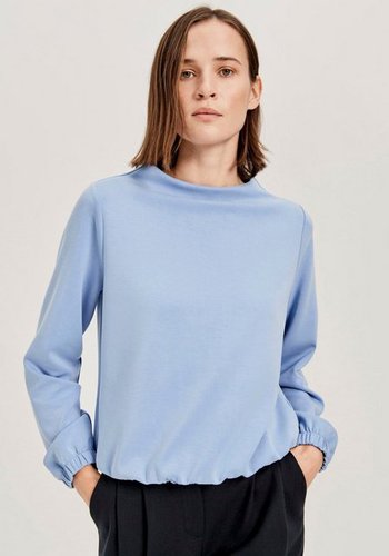 Opus Sweatshirt »Gabbi« mit elastischem Saum