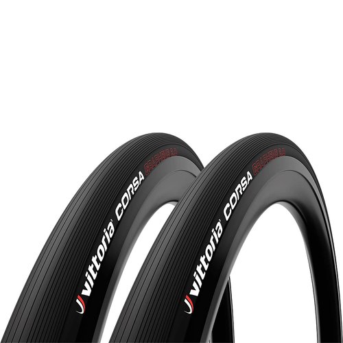 VITTORIA Corsa G2.0 Road Tyre Twin Pack - 700x28mm - Full Black