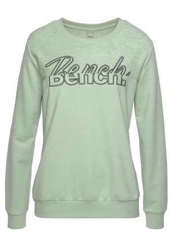 Bench. Sweatshirt mit Logostickerei, Loungeanzug