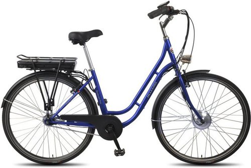Allegro E-Bike Boulevard Plus 03 Blue, 7 Gang Shimano Nexus Schaltwerk, Nabenschaltung, Frontmotor, 374 Wh Akku