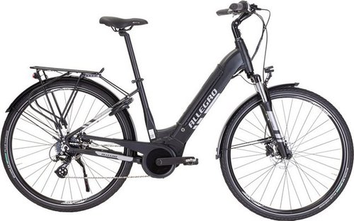ALLEGRO E-Bike »City S LTD«, 8 Gang Shimano Tourney Schaltwerk, Kettenschaltung, Mittelmotor 250 W