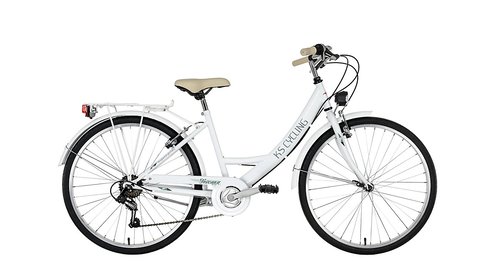 KS Cycling KS Cycling Damenfahrrad Cityrad 6-Gänge Toskana 26 Zoll , Rahmenhöhe: 41 cm weiß