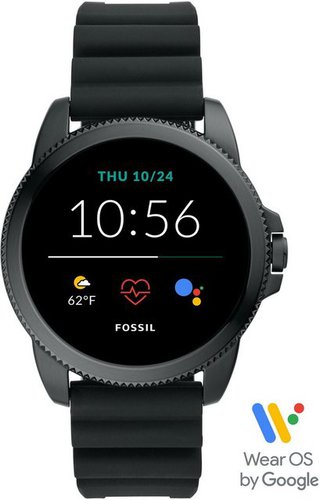 Fossil Smartwatches GEN 5E SMARTWATCH, FTW4047 Smartwatch (Wear OS by Google), mit individuell einstellbarem Zifferblatt