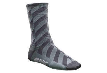 Mavic graphic mosaic socken grau