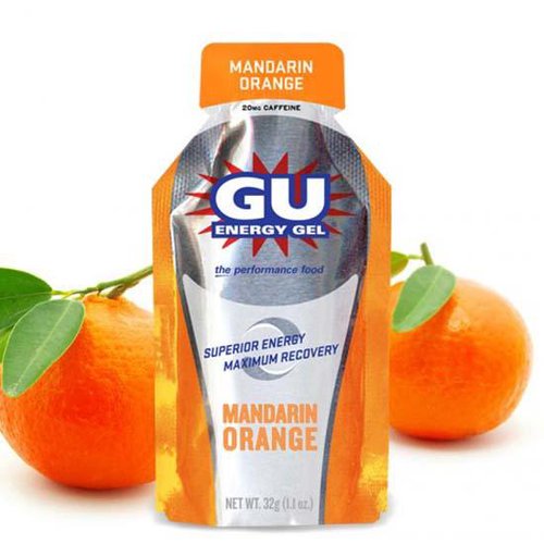 Gu 24 Units Tangerineorange Energy Gels Box Orange