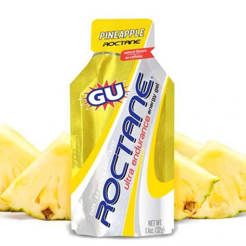 Gu Roctane Ultra Endurance 24 Units Pineapple Energy Gels Box Mehrfarbig