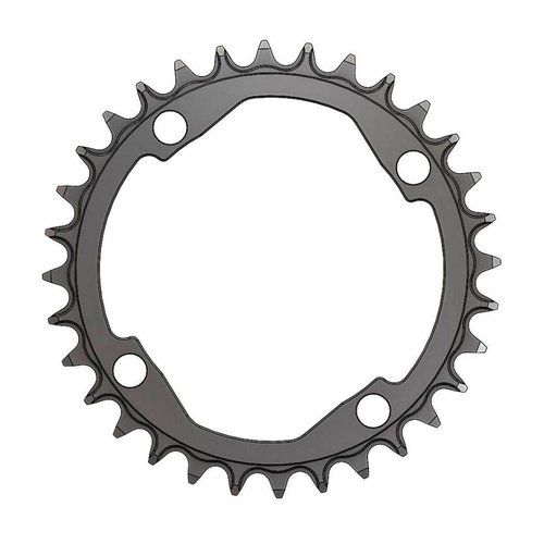 Pilo C-44 Hyperglide 104 Bcd Chainring Silber 32t